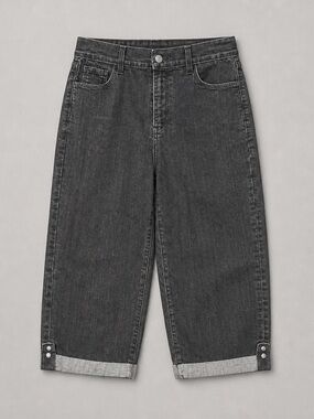 NYDJ Women’s Boyfriend Cropped Jeans in Charcoal Wash 8